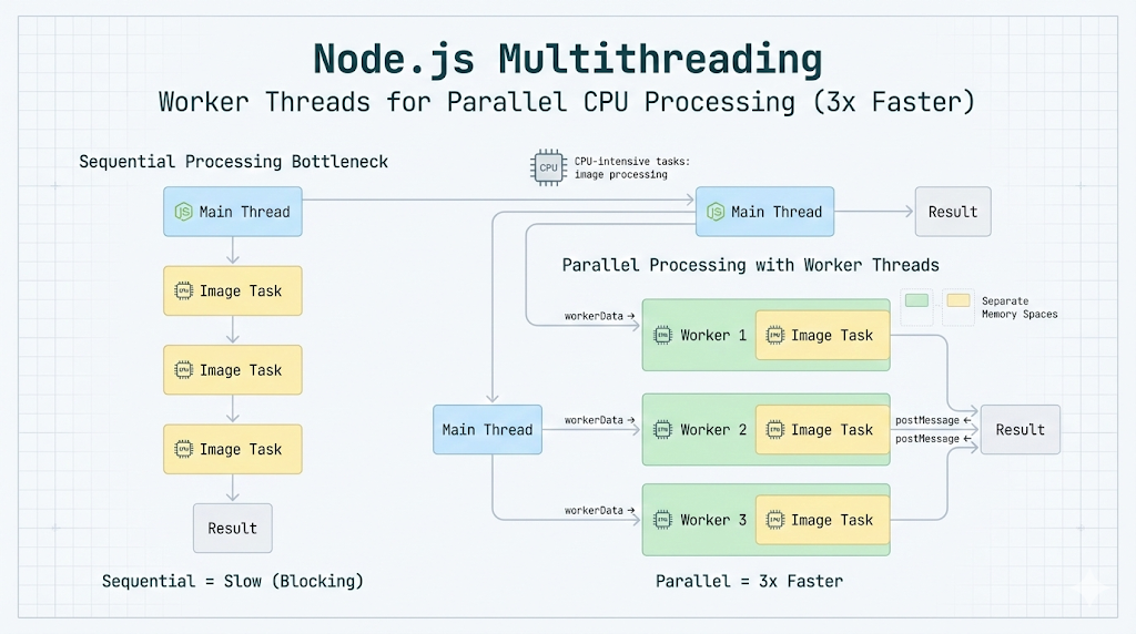 The Power of Parallel: Unlocking Node.js Multi-Threading with Worker Threads